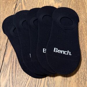 Bench Classic Black No-Show Socks